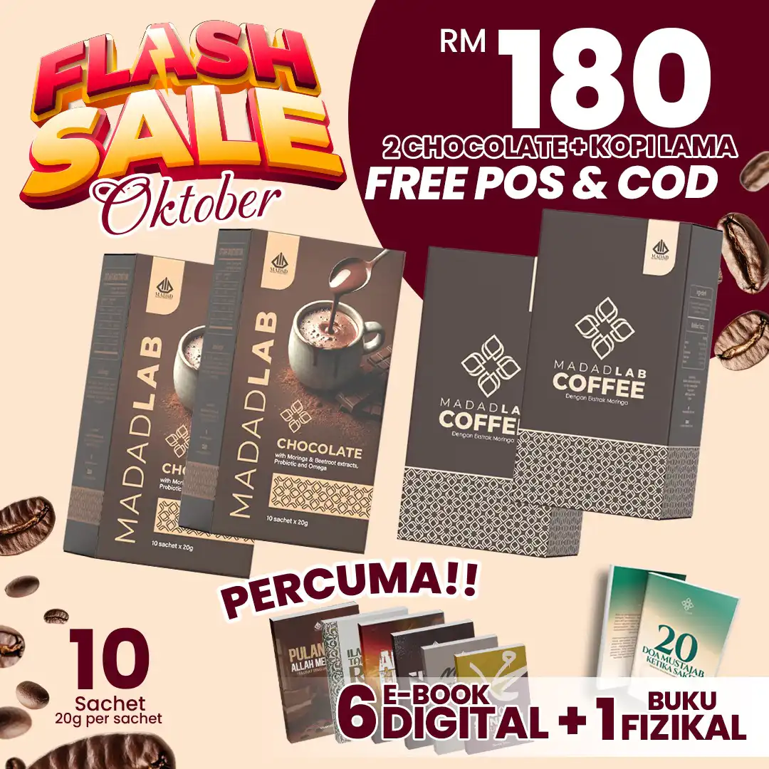 Poster pakej 2 Chocolate + 2 Kopi Original RM180