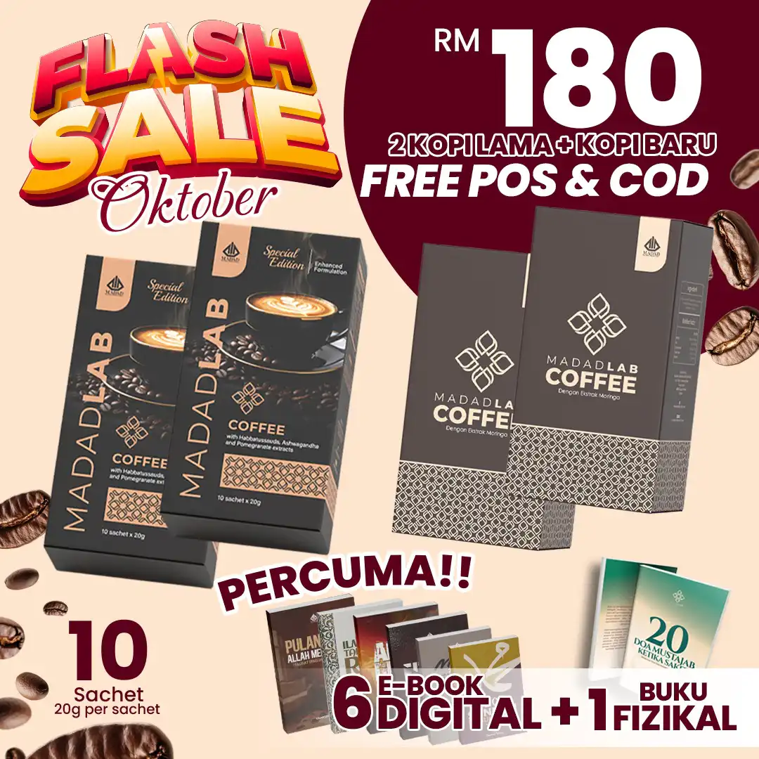 Poster pakej 2 Kopi Original + 2 Kopi Baru RM180