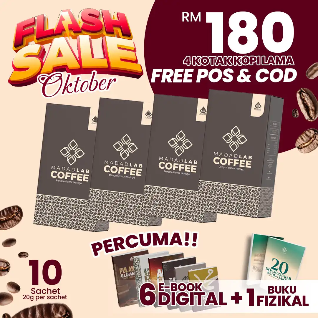 Poster pakej 4 Kotak Kopi Original RM180